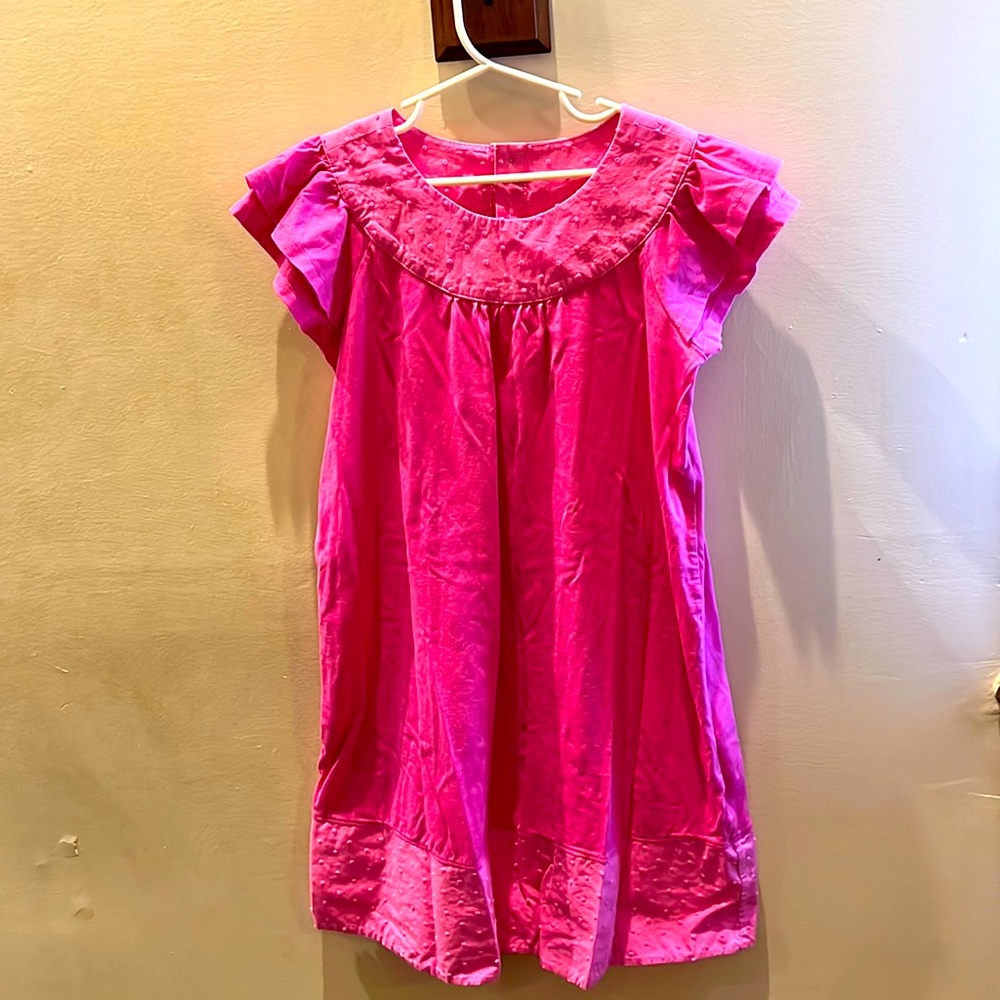 Hanna Andersson size 140 pink dress